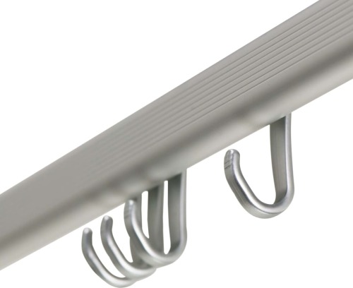 Sealskin Douchegordijnstangenset Easy-Roll mataluminium