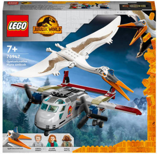 LEGO Jurassic World Quetzalcoatlus vliegtuighinderlaag 76947