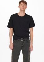 ONLY & SONS regular fit T-shirt ONSROY black