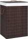 VidaXL Wasmand 72 L bamboe bruin