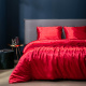 Fresh & Co Dekbedovertrek Silk Satin - Rood 1-persoons (140 x 220 cm + 1 kussensloop)