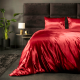 Fresh & Co Dekbedovertrek Silk Satin - Rood Lits-jumeaux (240 x 220 cm + 2 kussenslopen)