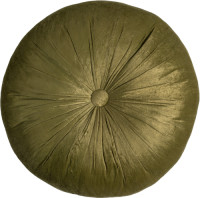 Presence Sierkussenhoes Round - Green Garden Kleur: Groen