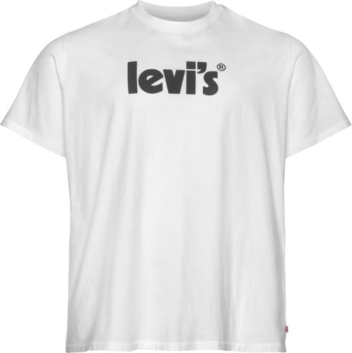 Levi's Big and Tall T-shirt Plus Size met logo wit