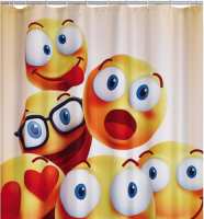 RIDDER Douchegordijn Smile 180x200 cm
