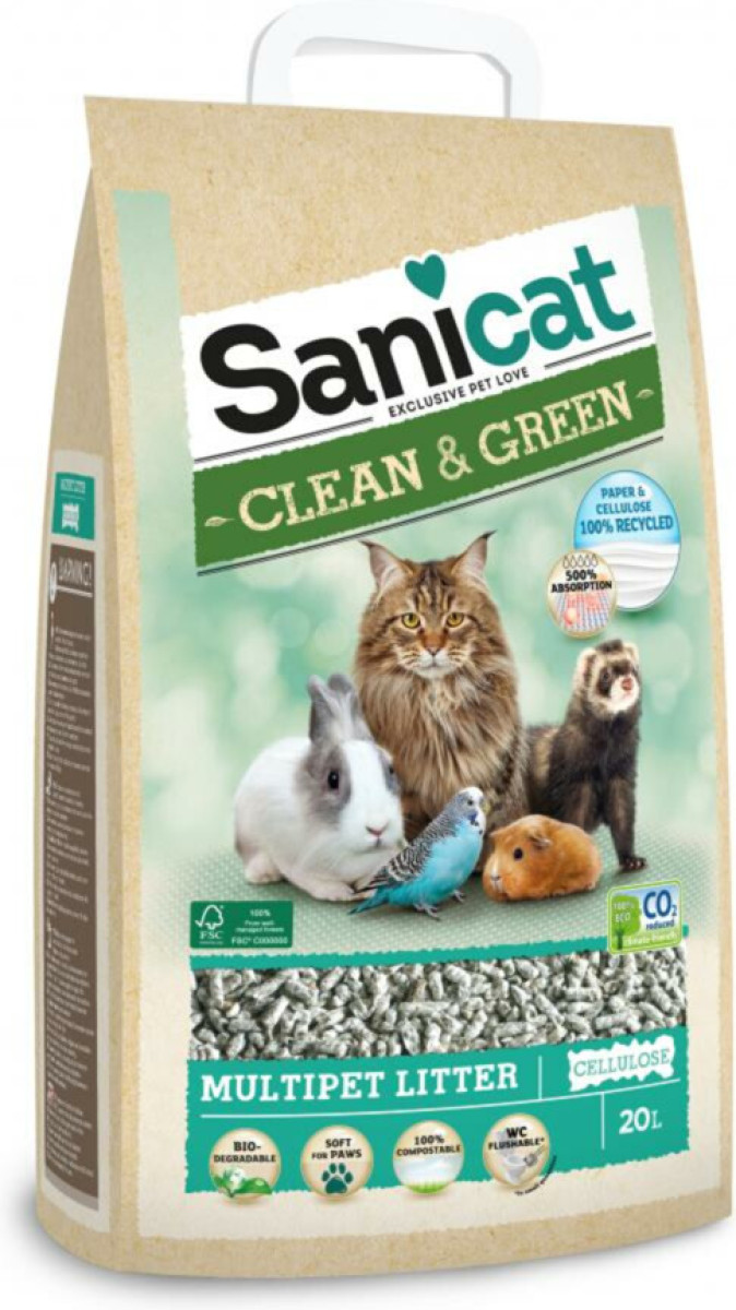 Sanicat Clean&Green Papier Recycle 20 liter