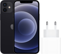 Apple iPhone 12 64GB Zwart + Apple Usb C Oplader 20W