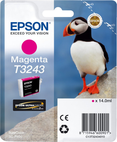 Epson T3243 Cartridge Magenta (C13T32434010)