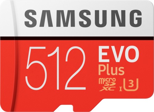 Samsung EVO Plus MicroSDXC 512GB Micro SD-kaart