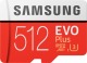 Samsung EVO Plus MicroSDXC 512GB Micro SD-kaart