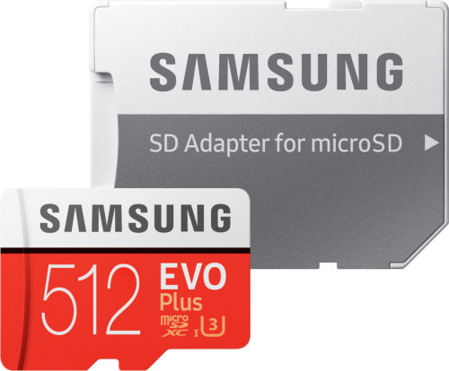 Samsung EVO Plus MicroSDXC 512GB Micro SD-kaart