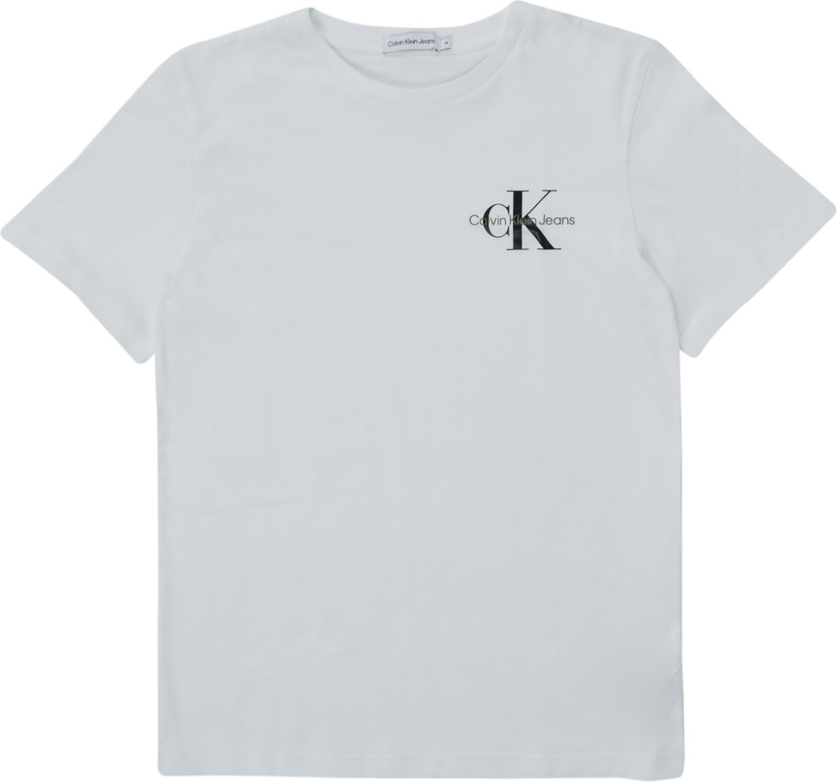 CALVIN KLEIN JEANS T-shirt met logo wit