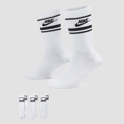 Nike Senior sportsokken - set van 3 wit/zwart