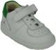 Shoesme BN22S003-D leren sneakers wit/groen