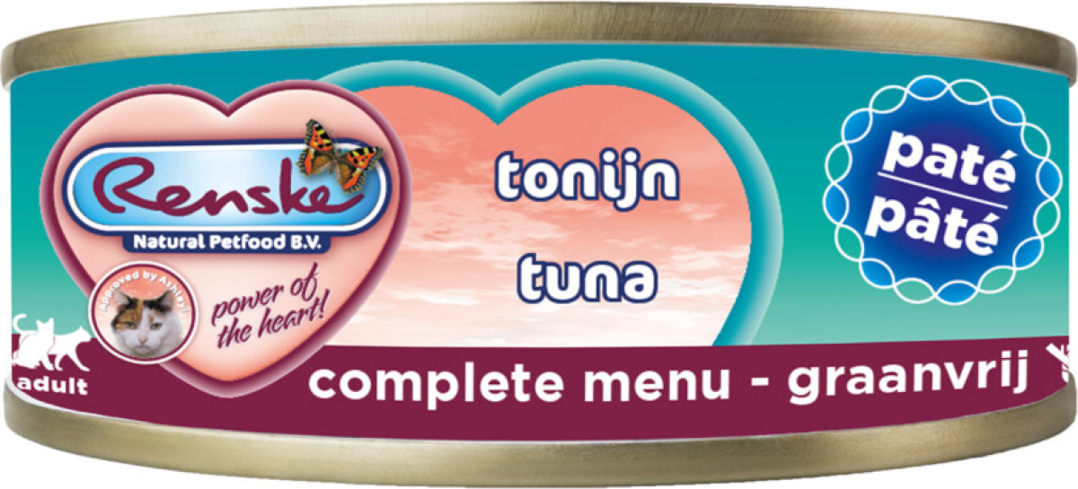 Renske Kattenvoer Paté Tonijn 70 gr