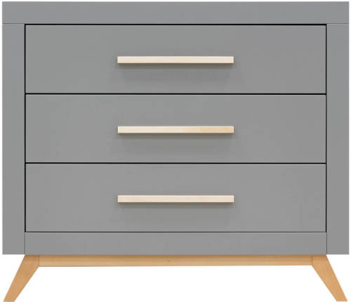 Bopita Fenna Commode 3 Laden - Grijs/Naturel