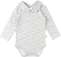 Yumi Baby romper Waves Blue