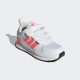 adidas Originals Zx 700 sneakers wit/koraalrood