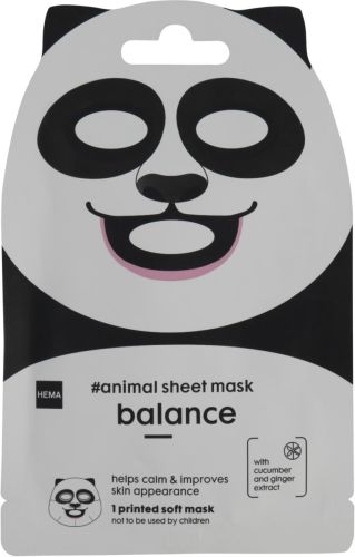 HEMA Dieren Sheetmask Panda 15ml