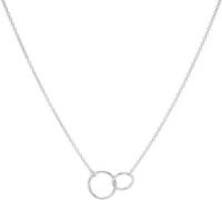 KARMA Jewelry sterling zilveren ketting Double Circle