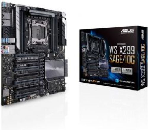 Asus WS X299 SAGE/10G Intel® X299 LGA 2066 (Socket R4) CEB server-/werkstationmoederbord