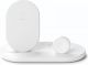 Belkin 3-in-1 wirel. Charger for Apple Watch/iPhone. white