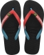 Havaianas Brasil Mix teenslippers rood/blauw/zwart