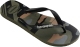 Havaianas Top Camu teenslippers zwart/groen