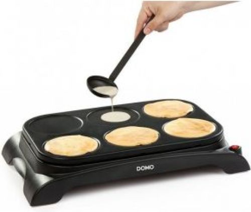 Domo DO8709P crepe maker 6 crÃªpe(s) Zwart 1000 W