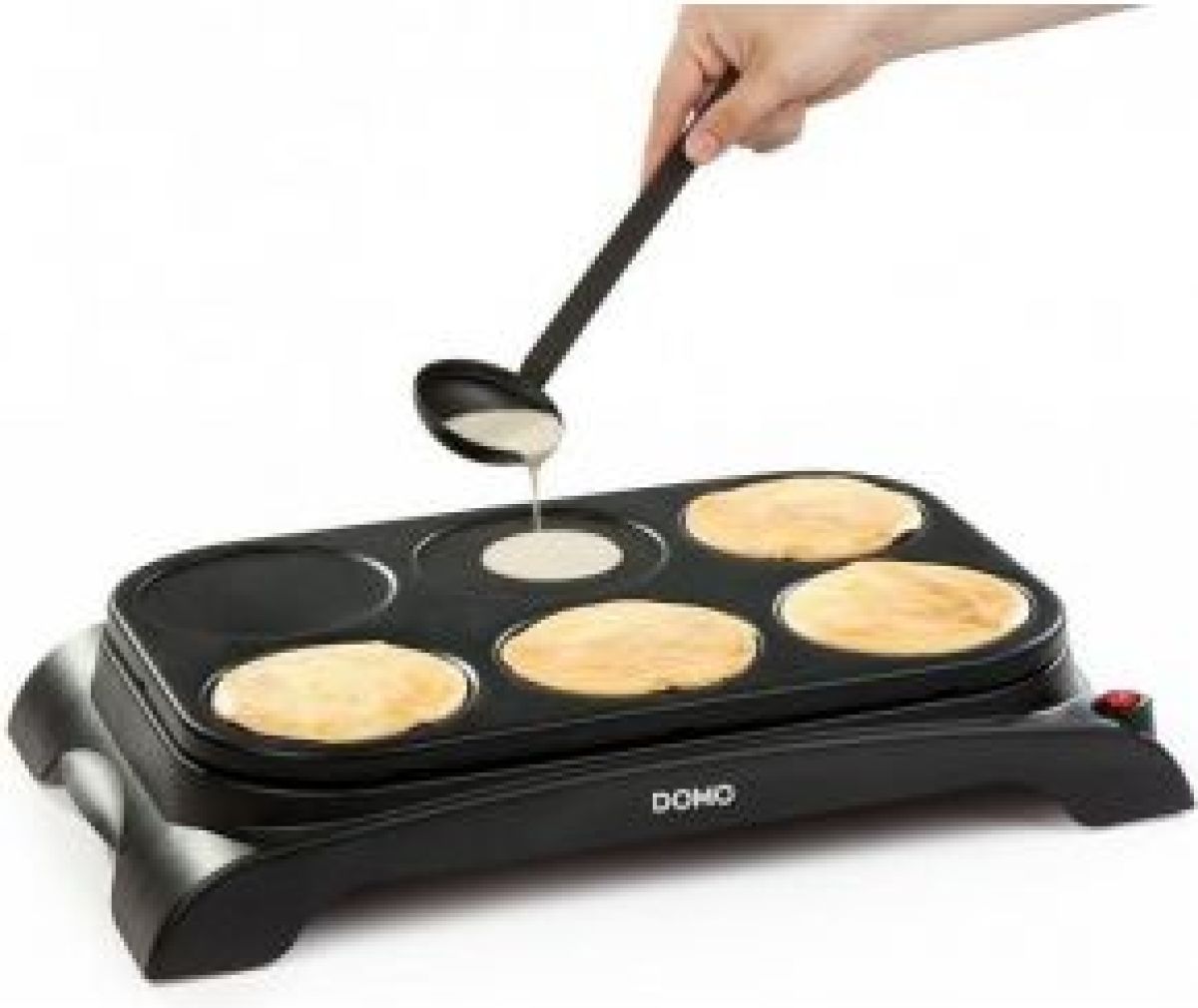 Domo DO8709P crepe maker 6 crÃªpe(s) Zwart 1000 W