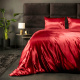 Fresh & Co Dekbedovertrek Silk Satin - Rood 1-persoons (140 x 220 cm + 1 kussensloop)