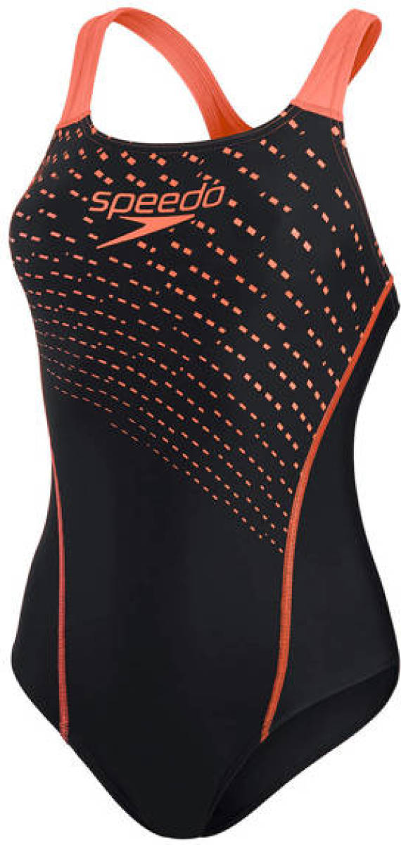 Speedo ECO Enduraflex sportbadpak Medley Logo Medalist zwart/rood