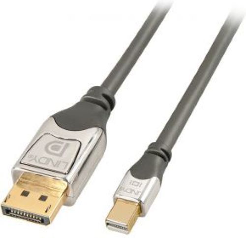 LINDY 36312 2m DisplayPort Mini DisplayPort Grijs DisplayPort kabel