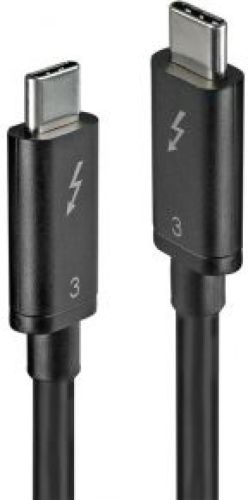 LINDY 41558 Thunderbolt-kabel 0,8 m Zwart