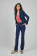 Didi blazer van travelstof donkerblauw