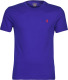 Polo ralph lauren slim fit T-shirt met logo kobaltblauw