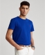 Polo ralph lauren slim fit T-shirt met logo kobaltblauw