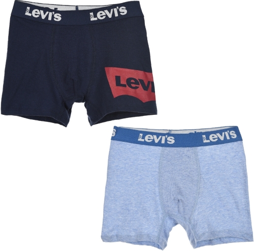 Levi's Kids boxershort Batwing- set van 2 donkerblauw/lichtblauw