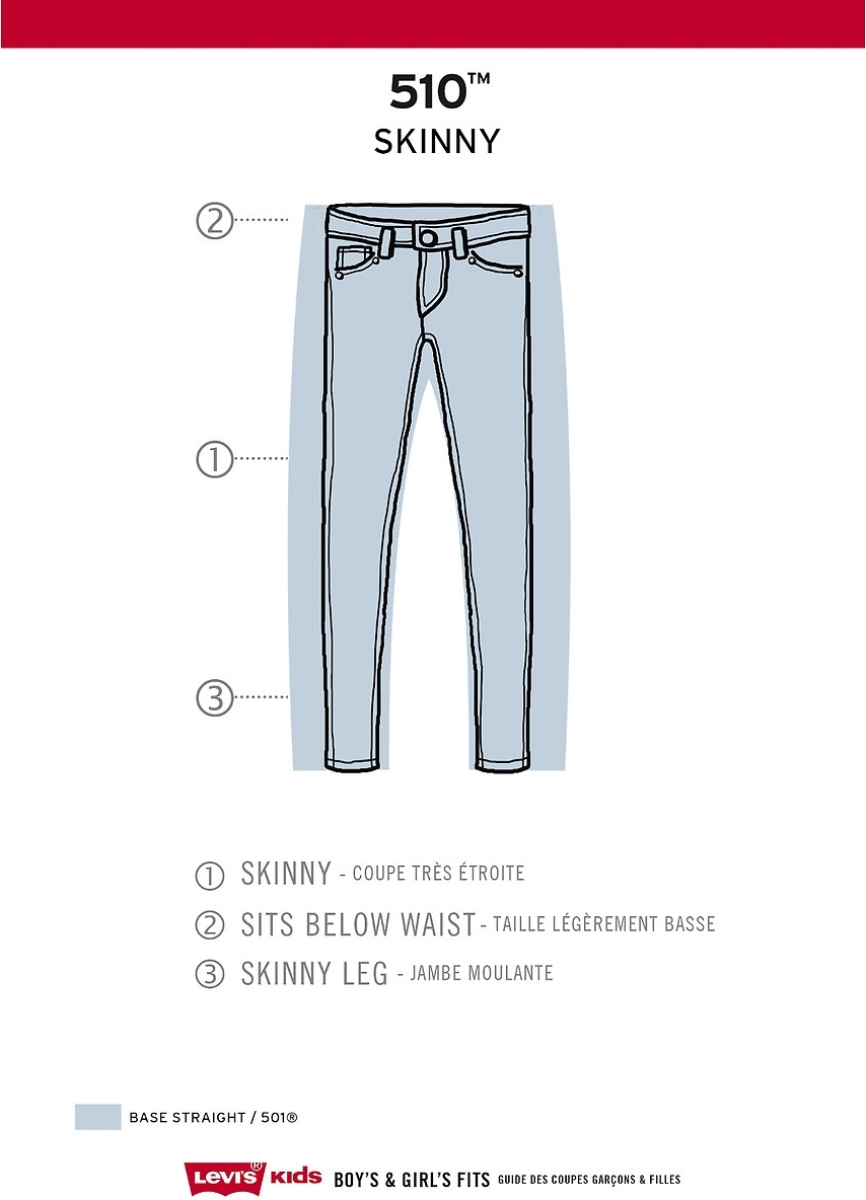 Levi's Kids 510 skinny jeans burbank