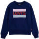 Levi's Kids sweater Batwing met logo donkerblauw