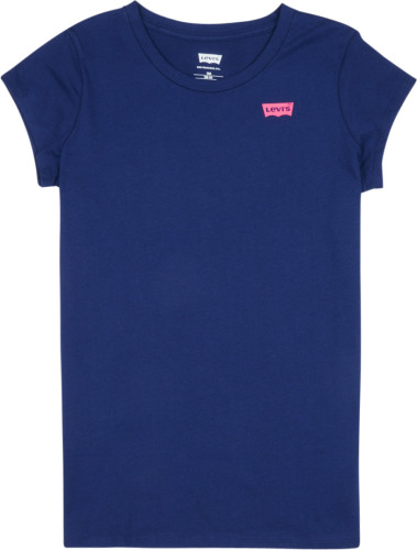 Levi's Kids basic T-shirt Batwing donkerblauw