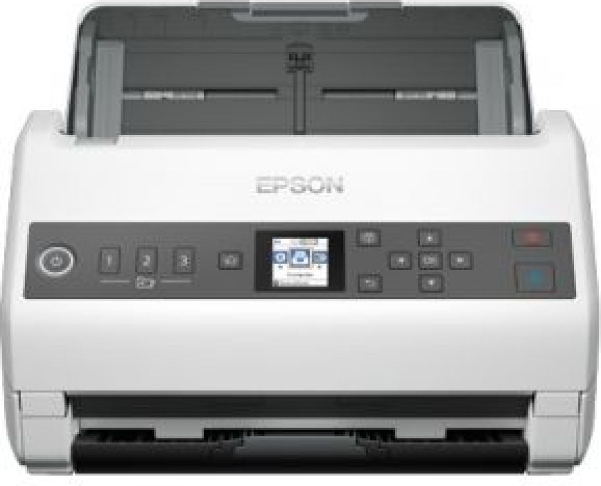 Epson DS-730N 600 x 600 DPI Paginascanner Zwart, Grijs A4