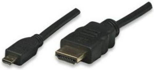 TECHly 3.0m HDMI 1.4a/Micro HDMI D 3m HDMI Micro-HDMI Zwart HDMI kabel