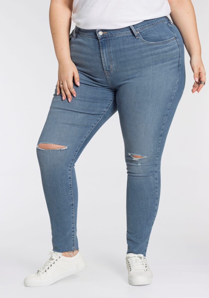 Levi's Plus high waist skinny jeans 721 rio lowdown