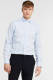 Profuomo slim fit overhemd met mouwlengte 7 blue