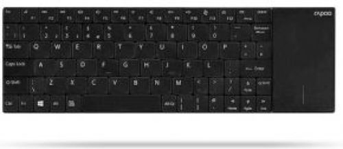 Rapoo E2710 (Qwerty US) Draadloos toetsenbord touch Zwart