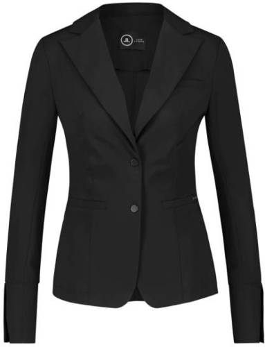 Jane Lushka blazer Roma van travelstof zwart