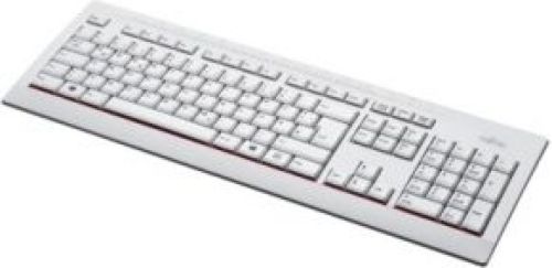 Fujitsu KB521 DE USB QWERTZ Duits Grijs toetsenbord