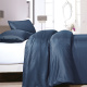 Zensation Satin Point - Navy Lits-jumeaux (240 x 200/220 cm + 2 kussenslopen) Dekbedovertrek