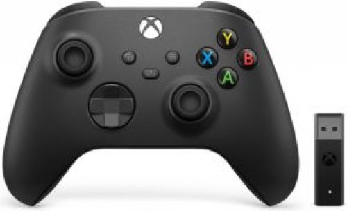 Microsoft Xbox Wireless Controller + Wireless Adapter for Windows 10 Gamepad PC, Xbox One, Xbox One